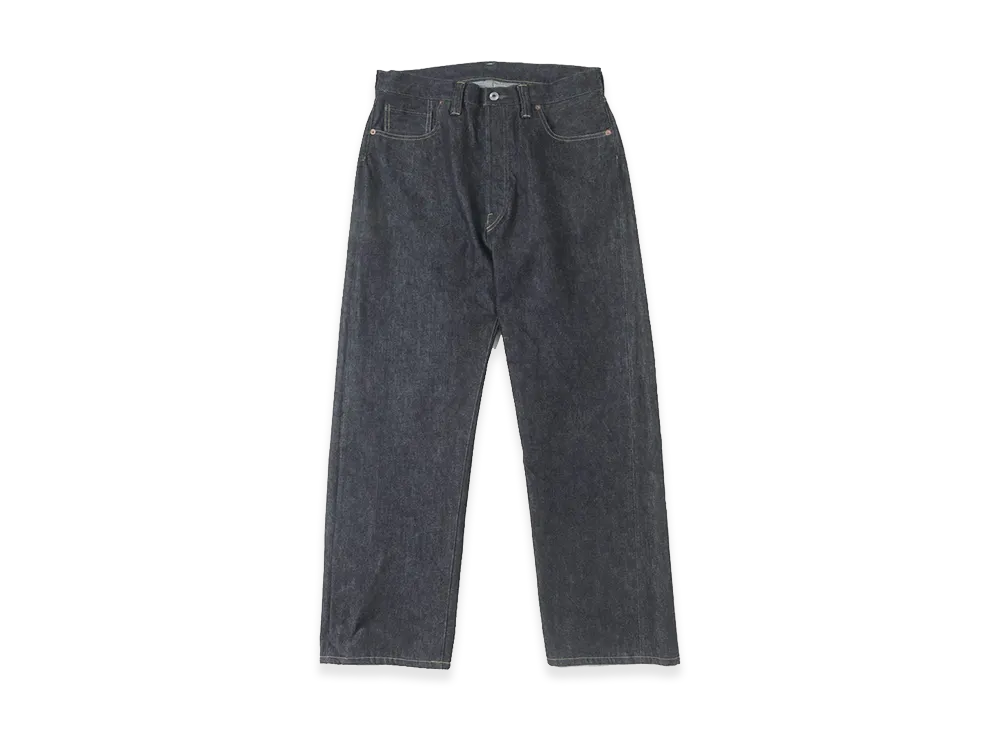 A.PRESSE Washed Denim Wide Pants "Indigo"