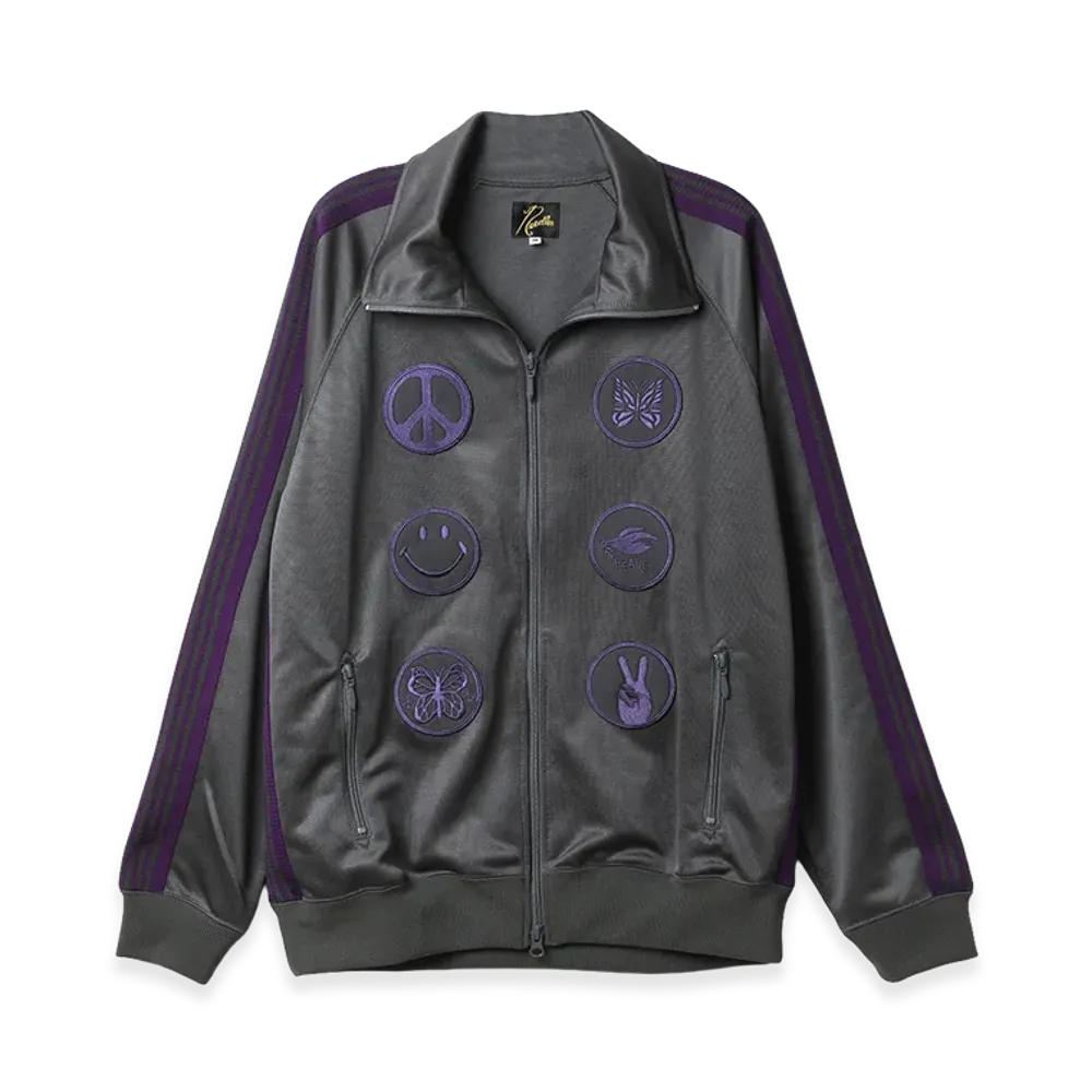 NEEDLES x Albino & Preto Track Jacket - Poly Smooth "Grey"