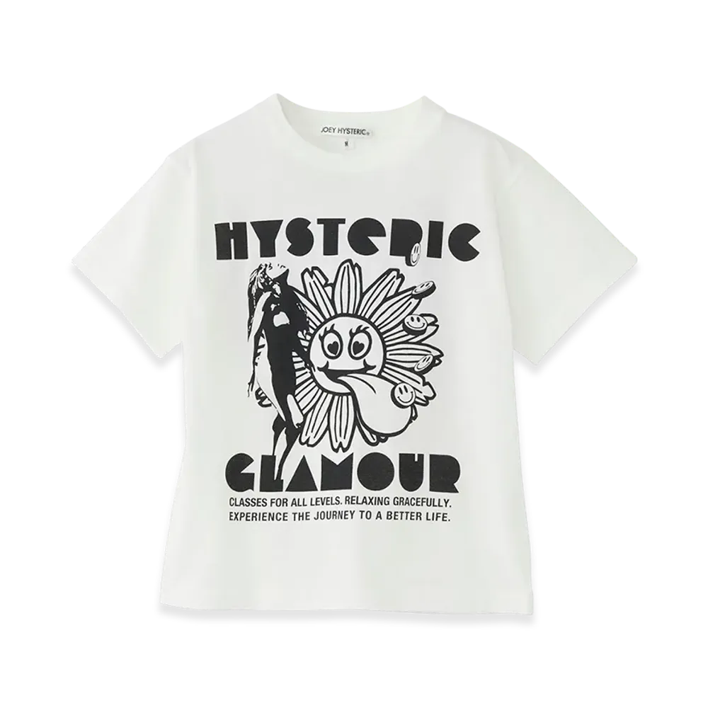 HYSTERIC GLAMOUR Flower Trippin T-Shirt "White"