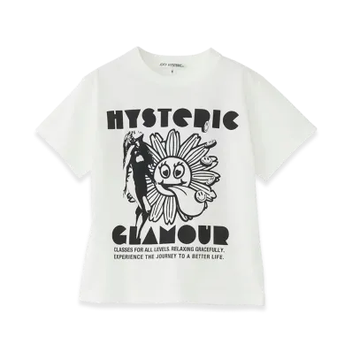 HYSTERIC GLAMOUR Flower Trippin T-Shirt "White"