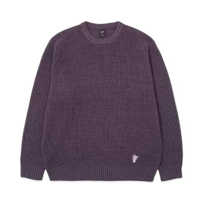 HUF Winter 24 1984 Crewneck Sweater "Raisin"