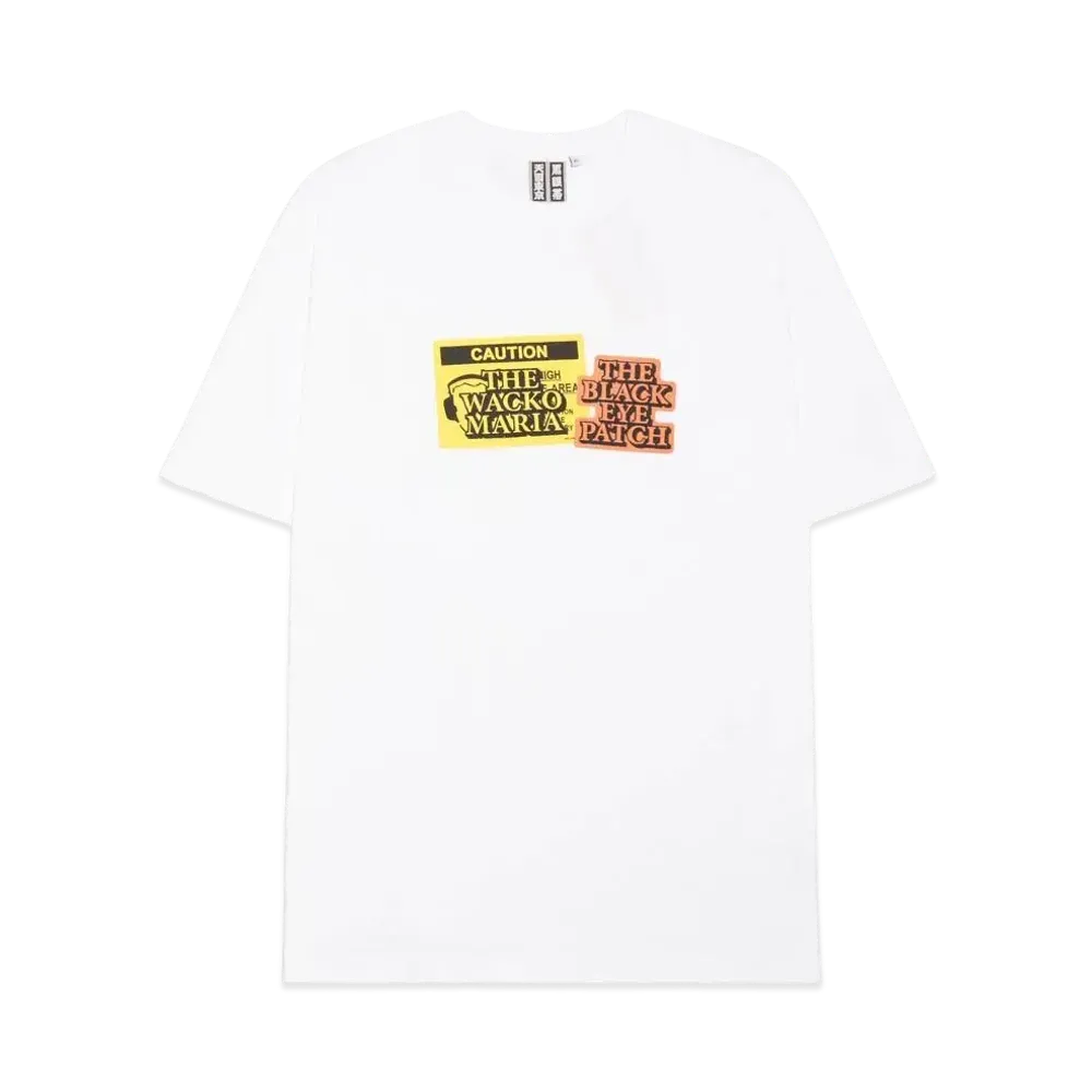 BlackEyePatch WACKO MARIA Crew Neck T-Shirt "White"