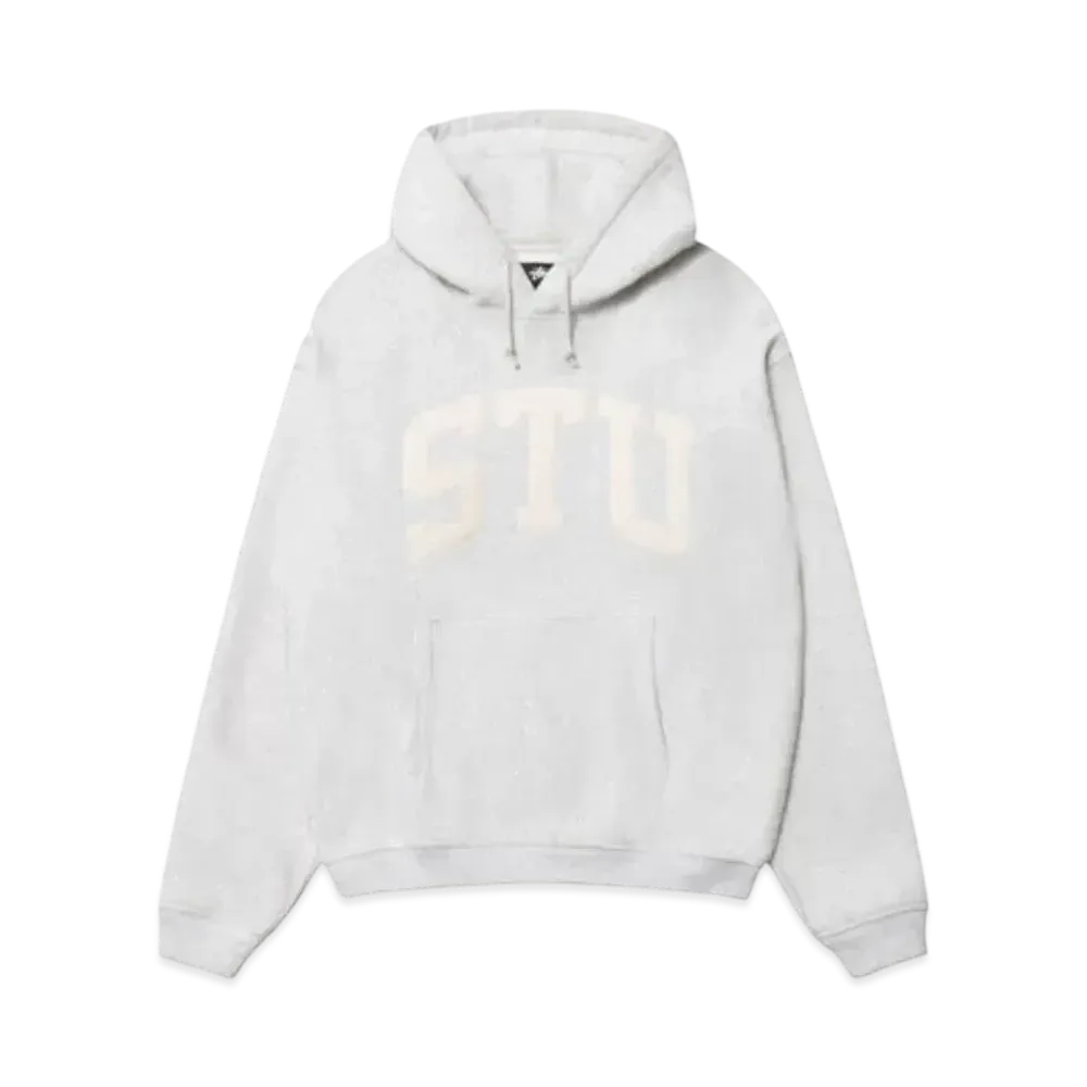 Stussy Stu Applique Hoodie "Ash Heather"