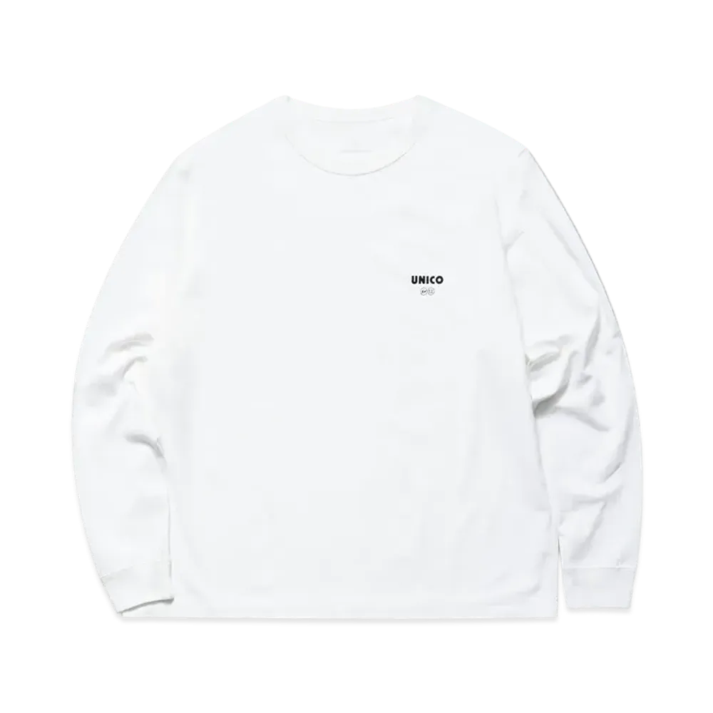 FRAGMENT x uniform experimentUNICO / L/S WIDE CUT&SEWN "White"