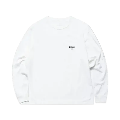 FRAGMENT x uniform experimentUNICO / L/S WIDE CUT&SEWN "White"