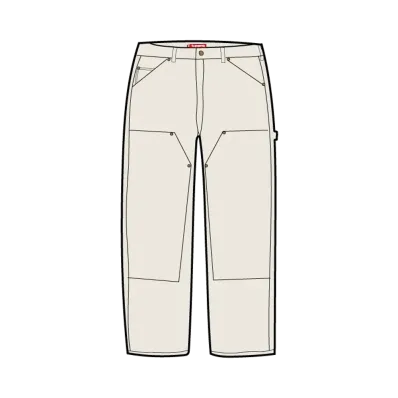 Supreme Worn Double Knee Painter Pant (26SS) "Natural"