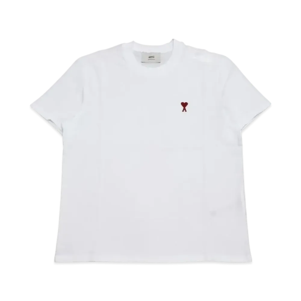 AMI Alexandre Mattiussi Ami De Coeur Tee "White"