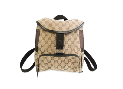GUCCI Mini Backpack GG Canvas "Beige"