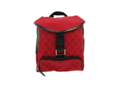GUCCI Mini Backpack GG Canvas "Red"