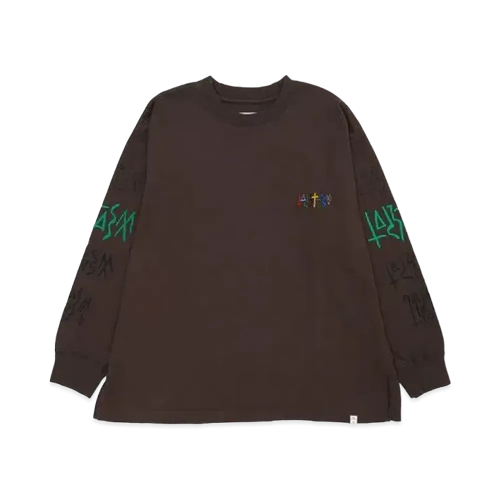 FACETASM Graphic Long Sleeve Tee "Brown"