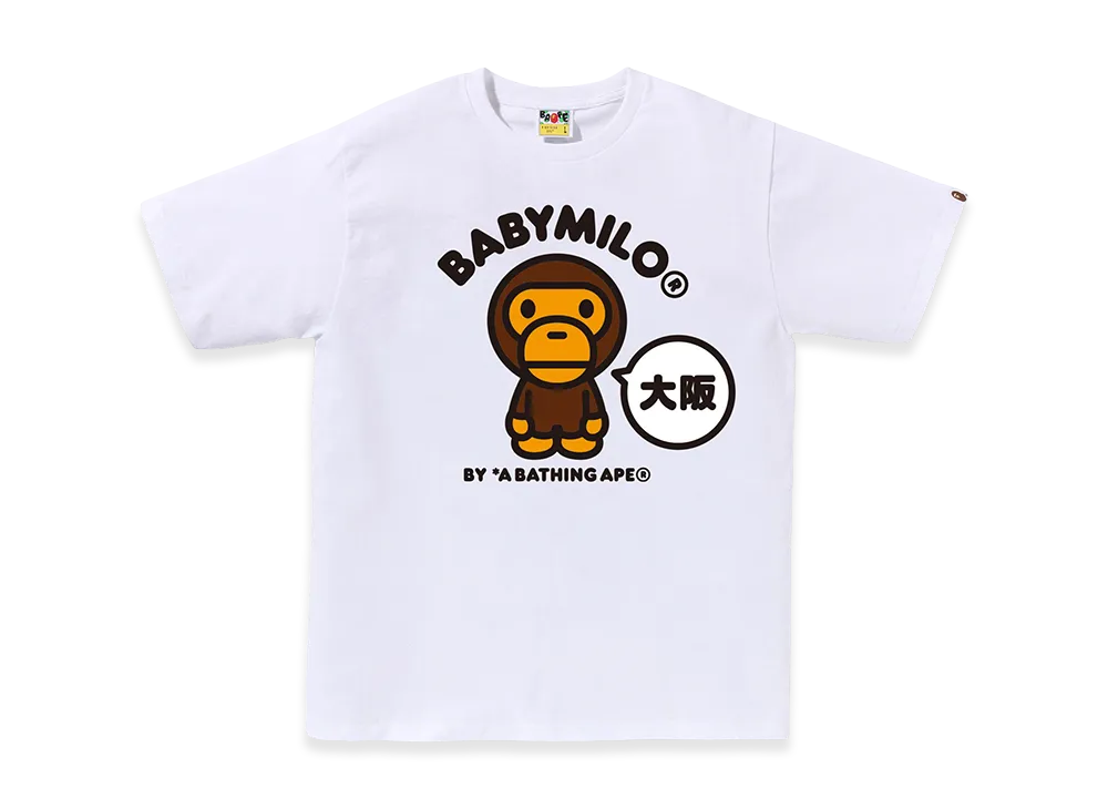 A BATHING APE Osaka Exclusive Baby Milo Osaka Tee "White"