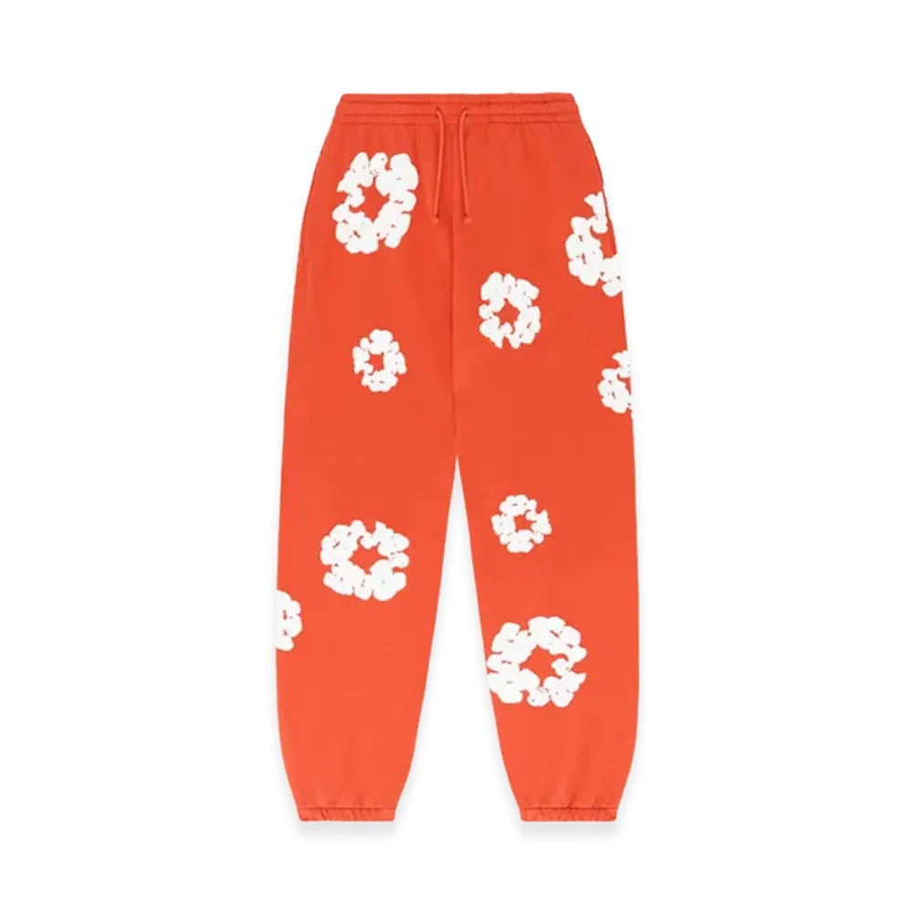 DENIM TEARS The Cotton Wreath Sweat Pants "Orange"