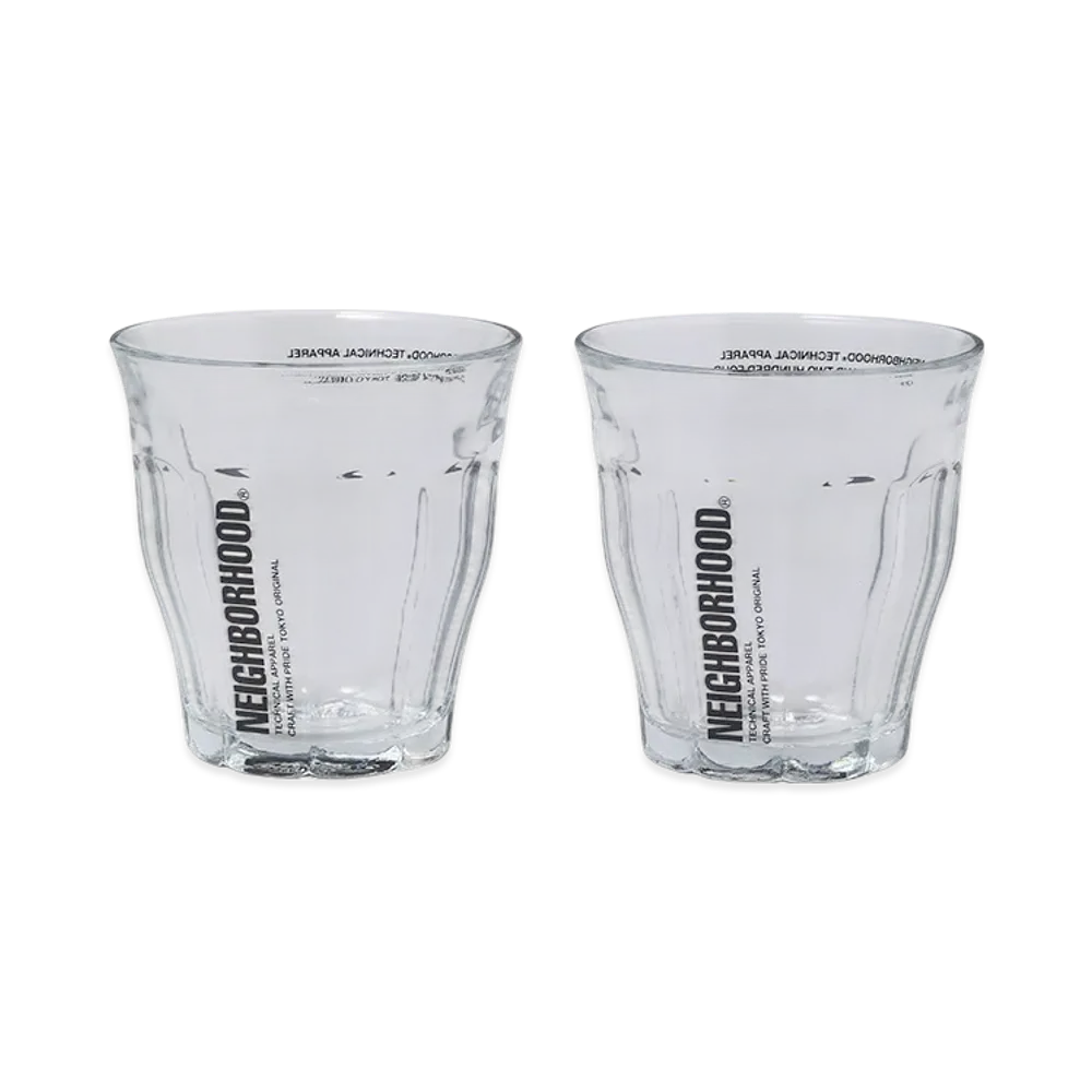 NEIGHBORHOOD Logo Duralex Glass Set "Clear"