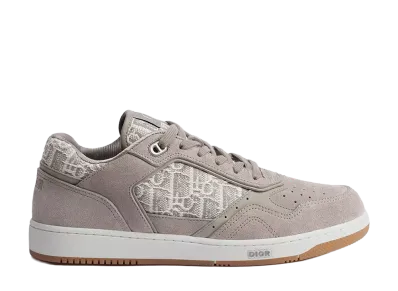 Dior B27 Uptown Low-Top Sneaker Suede Calfskin and Dior Oblique Jacquard "Gray"