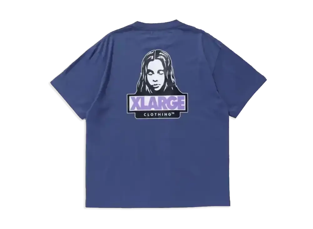 XLARGE x X-girl x Summer Sonic 2026 Face S/S Tee "Blue"