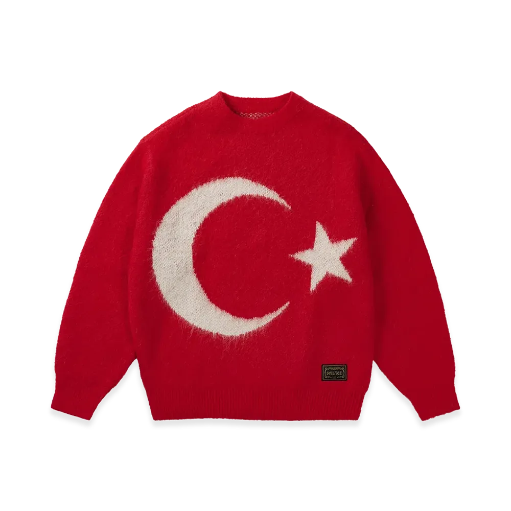 PALACE Too Hairy Flag Knit "Turkey"