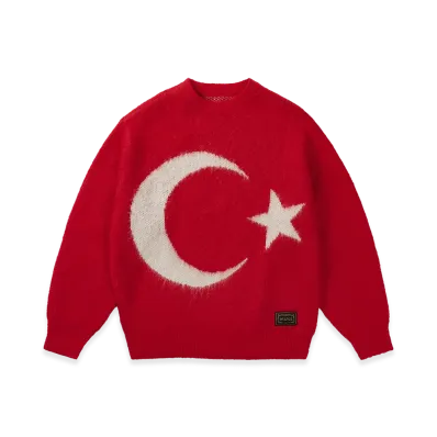 PALACE Too Hairy Flag Knit "Turkey"