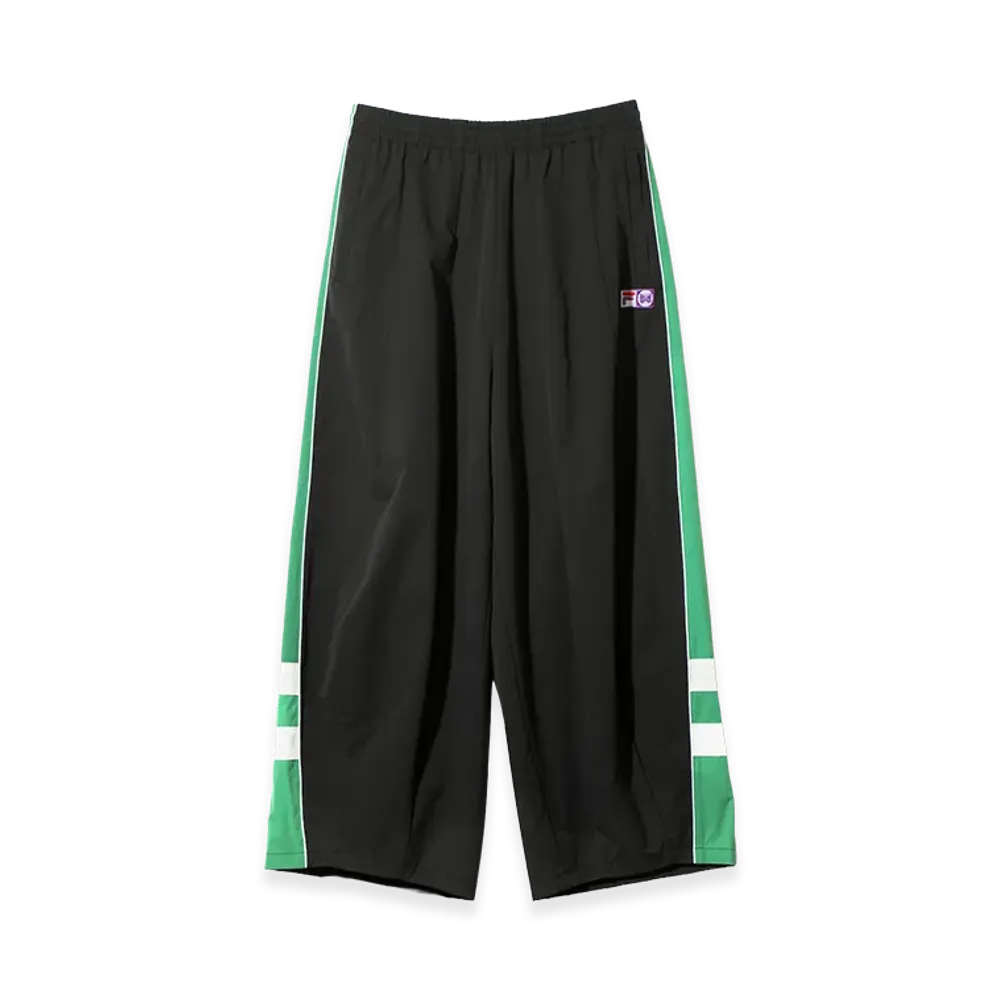 NEEDLES x FILA H.D. Wind Pant "Black/White/Green"