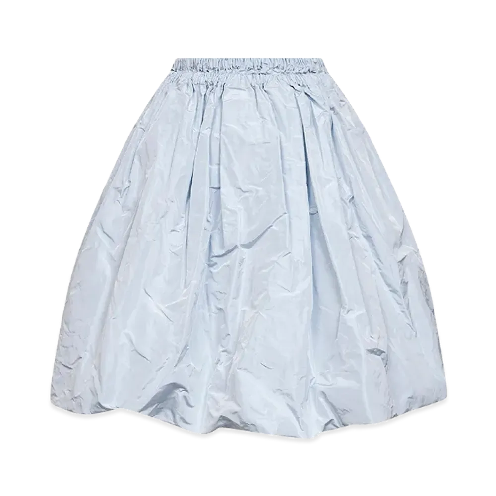 PRADA Women's Technical Taffeta Skirt "Light Blue"