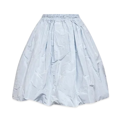 PRADA Women's Technical Taffeta Skirt "Light Blue"