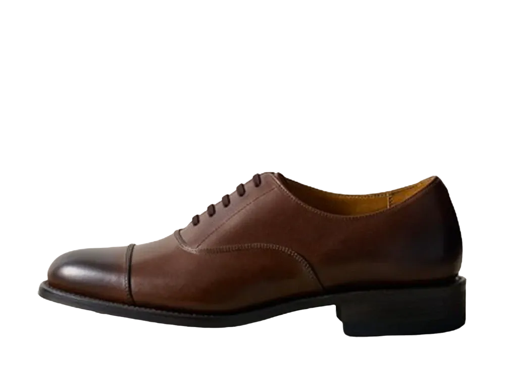 REGAL Straight Tip Calf Leather "Dark Brown" 01BLCB