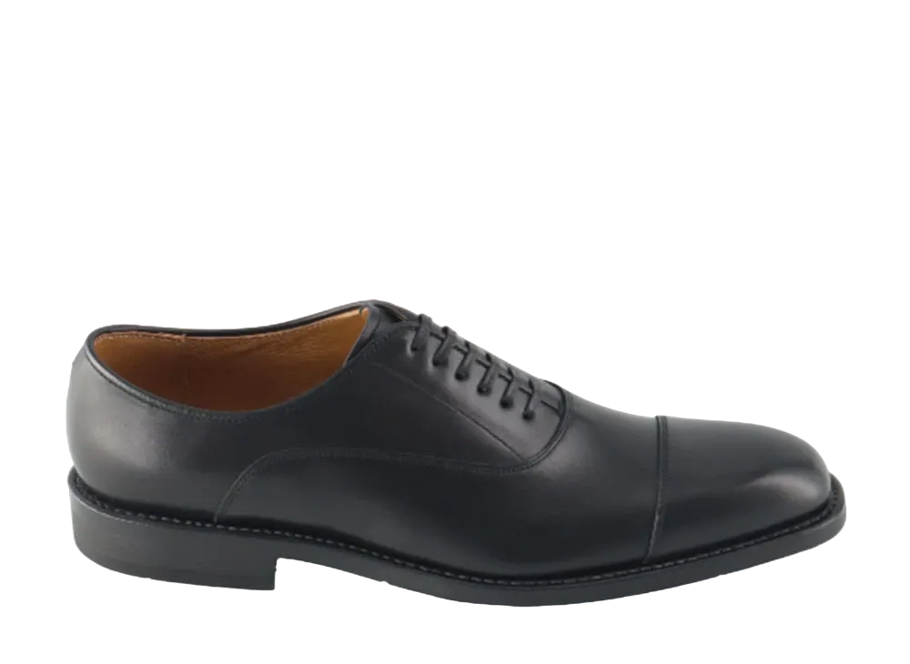 REGAL Straight Tip Calf Leather "Black" 01CLCA