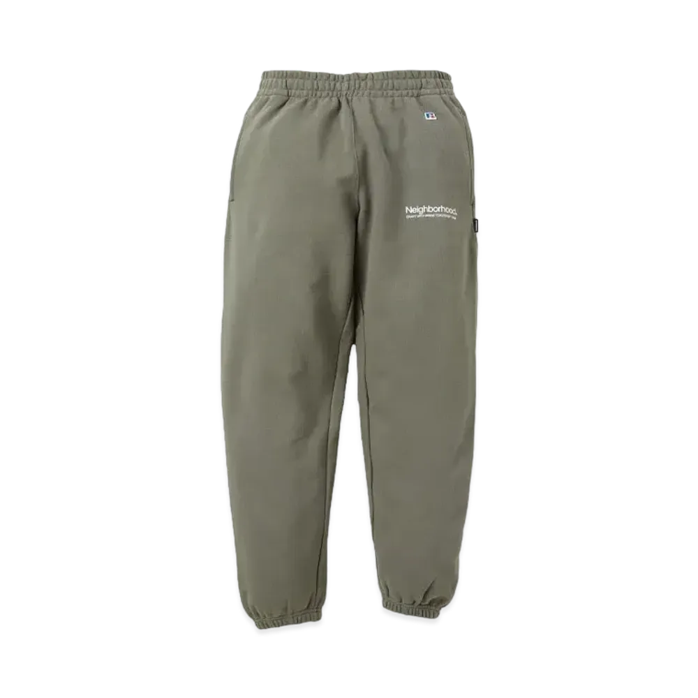 NEIGHBORHOOD x Russell Athletic . Sweat Pants "Olive Drab"
