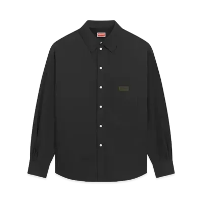 KENZO 'PARIS' Padded Two-Tone Shirt Jacket Unisex "Black"