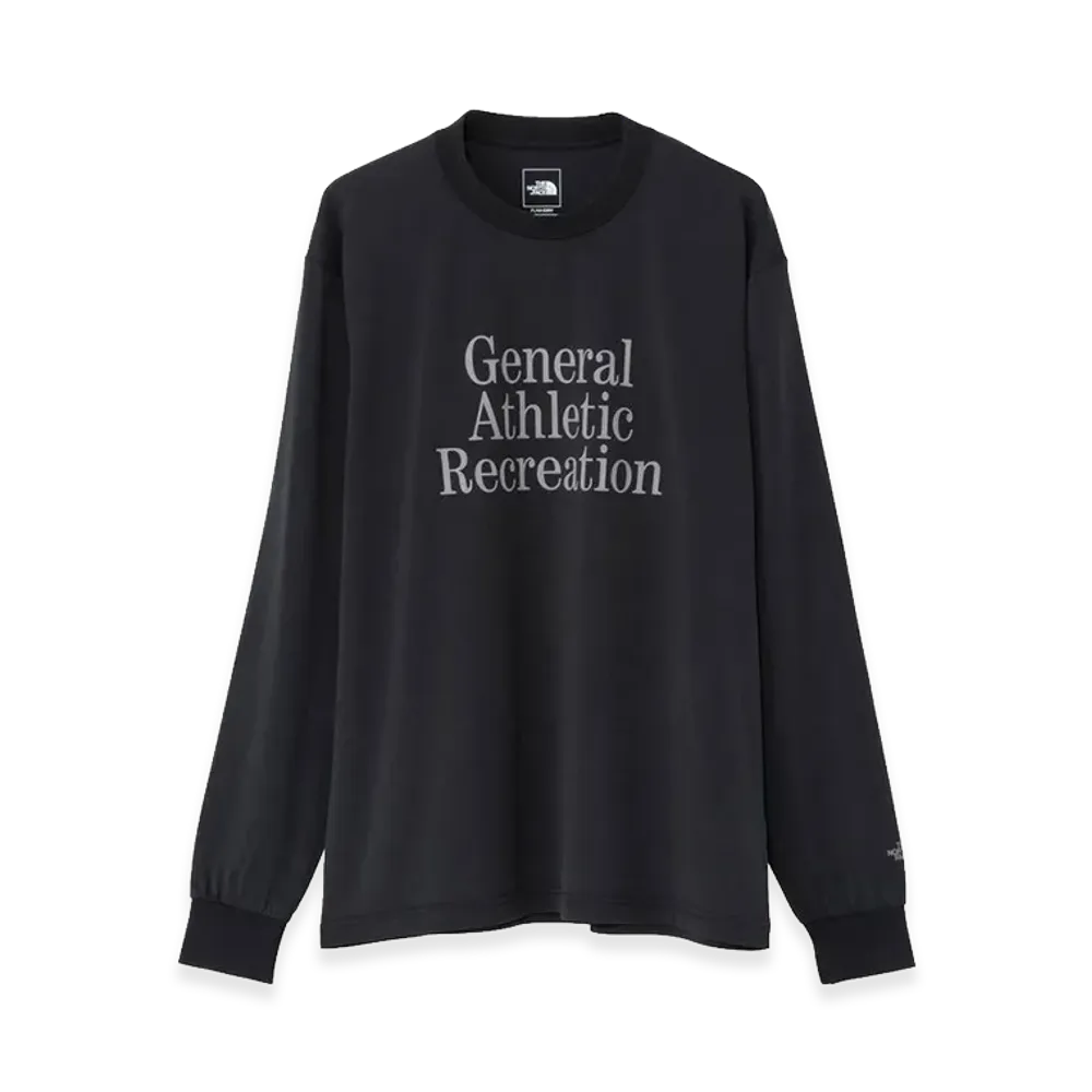 The North Face General Athletic Recreation Typographic Long Sleeve Tee Unisex "Black"