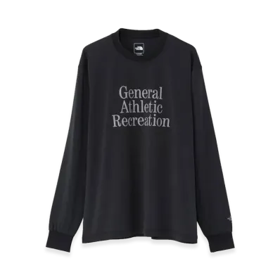 The North Face General Athletic Recreation Typographic Long Sleeve Tee Unisex "Black"