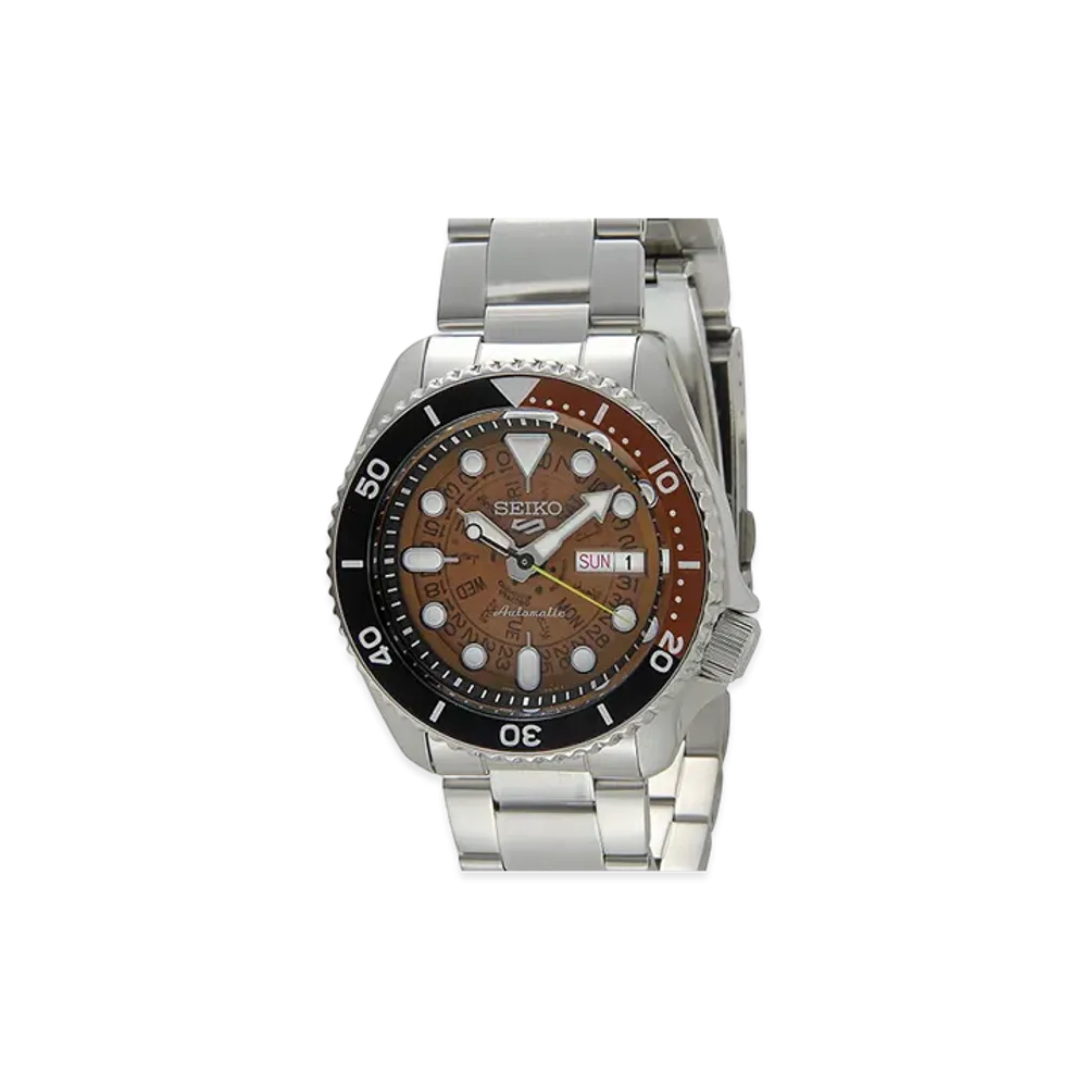 SEIKO Sports Five In The Metal Midfield "Brown"