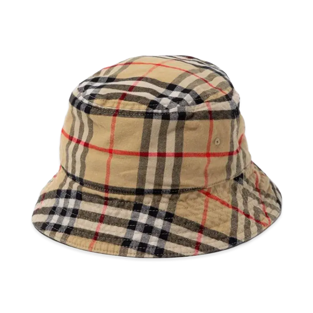 Burberry Women's Classic Bucket Hat "Archive Beige"