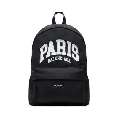 BALENCIAGA Cities Paris Explorer Backpack "Black"
