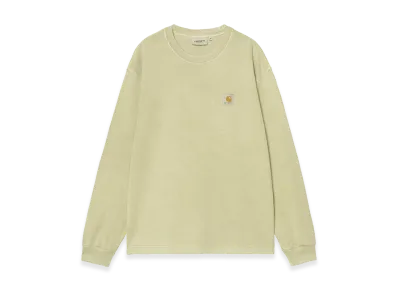 Carhartt WIP L/S Nelson T-Shirt "Gentle Green(Garment Dyed)"