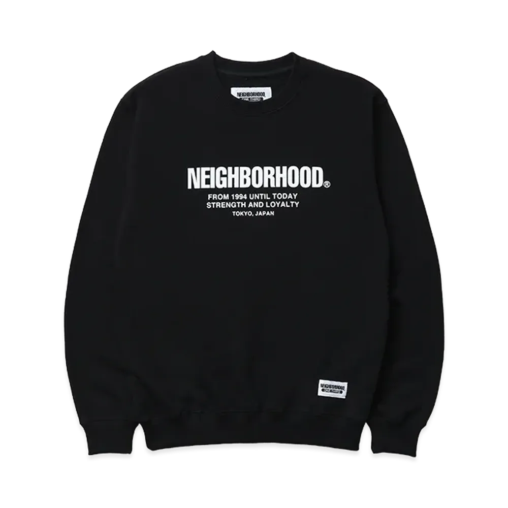 NEIGHBORHOOD Kids OT Sweat Shirt LS "Black"
