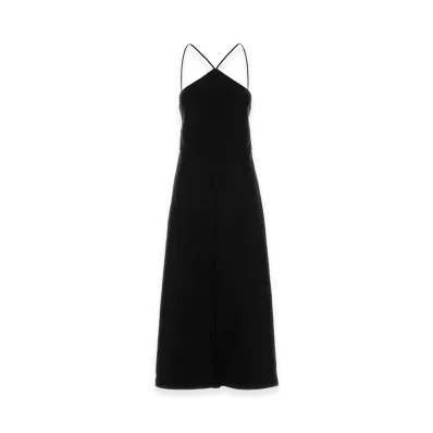 Jil Sander Women's Silk Blend Dress "Black"