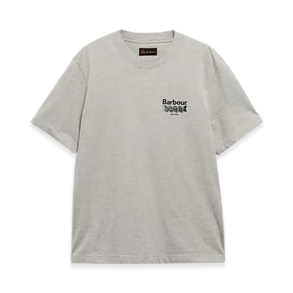 Barbour x BARACUTA All Nighter T-shirt (Oversized Fit) "Grey"