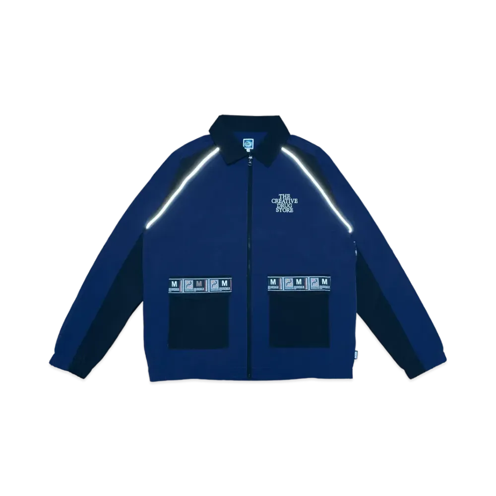 BlackEyePatch CreativeDrugStore Nylon Track Jacket "Navy"