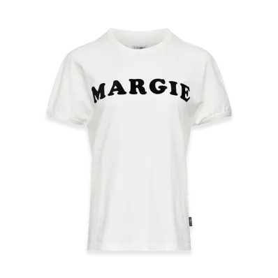 MM6 Maison Margiela Women's Arc Print T-Shirt "White"