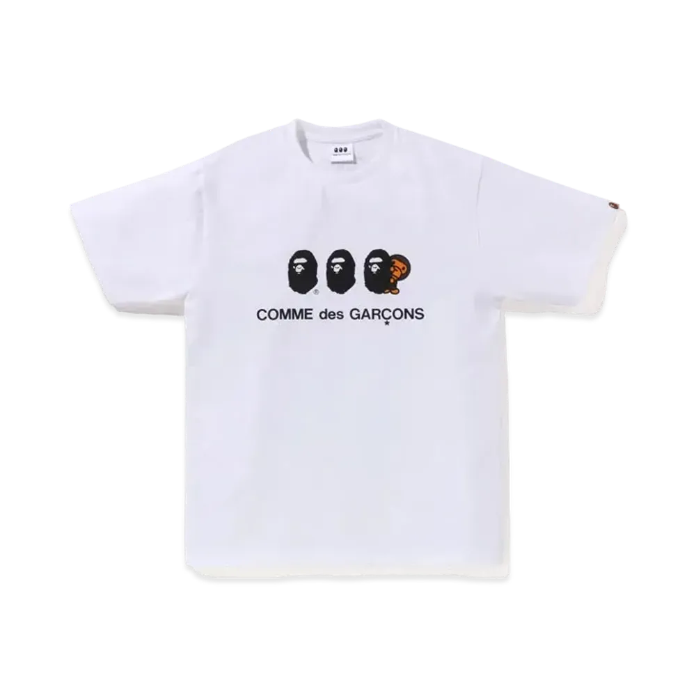 A BATHING APE x CDG OSAKA Tee #1 "White"