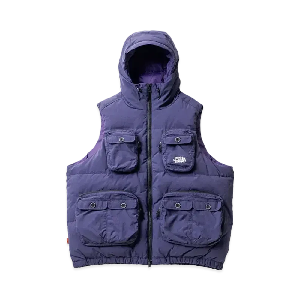 TIGHTBOOTH Down Vest "Purple"