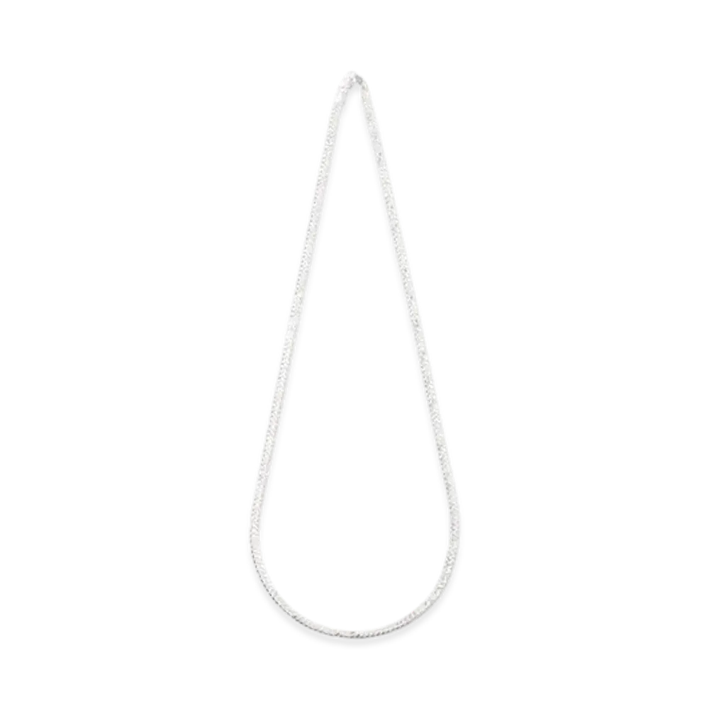 BEAMS Curve Chain Necklace Silver925 "Silver"