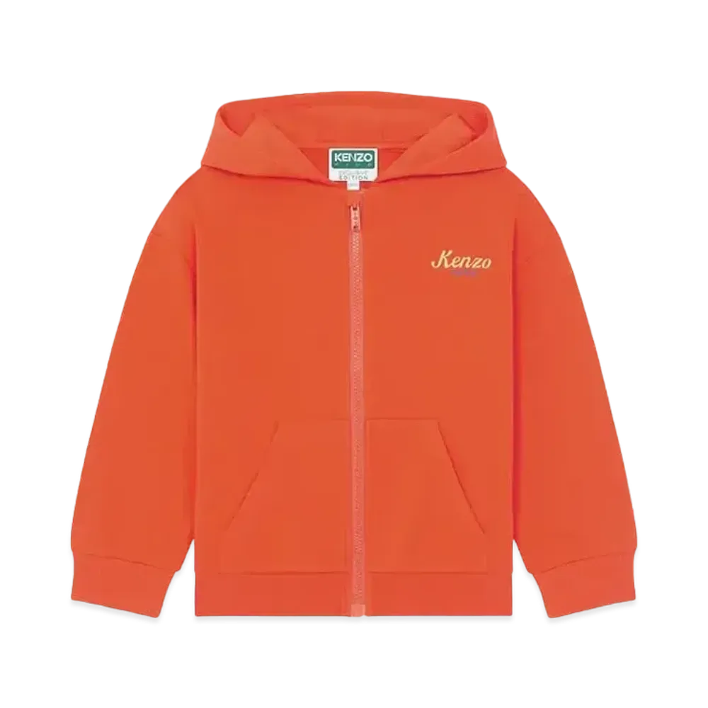 KENZO Zip Hoodie "Vermillion"