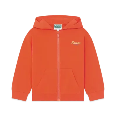 KENZO Zip Hoodie "Vermillion"