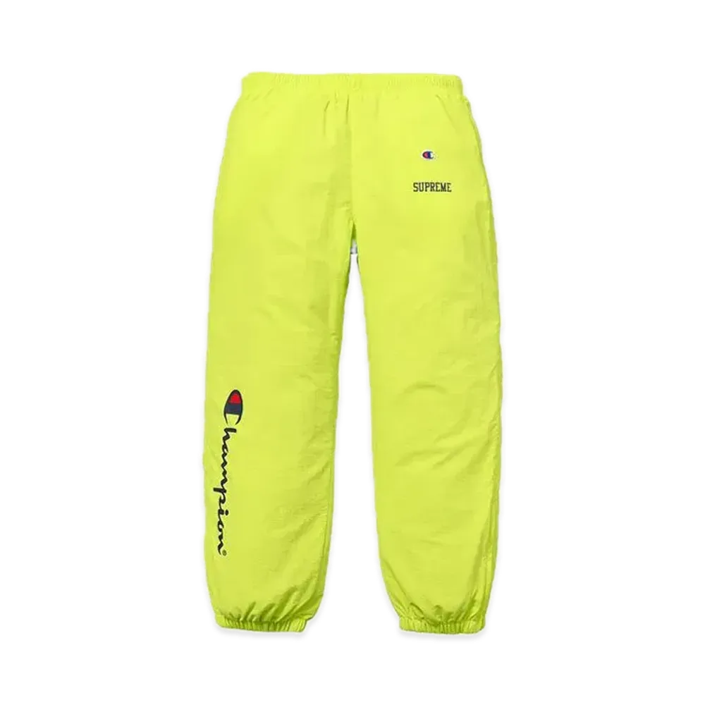 Supreme x Champion Track Pant "Lime"