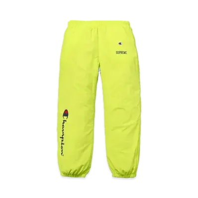 Supreme x Champion Track Pant "Lime"