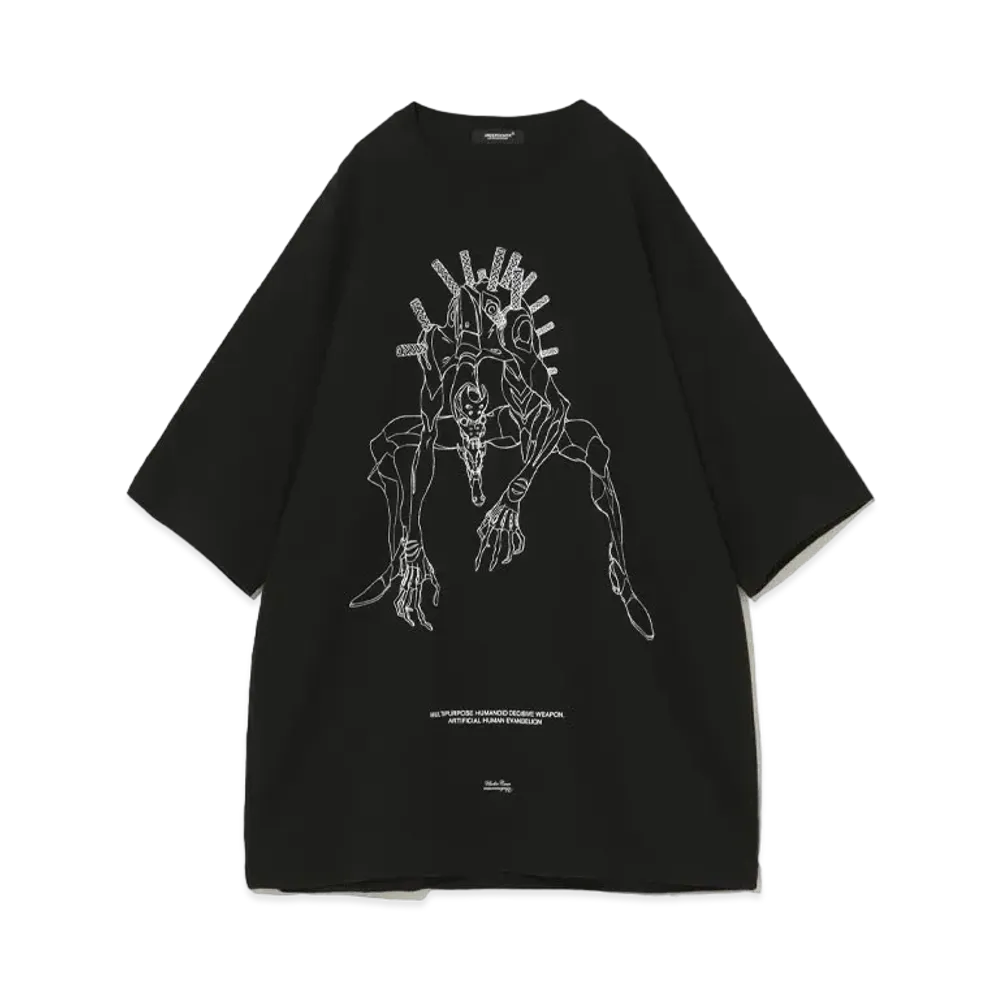 EVANGELION × UNDERCOVER T-SHIRT "Black"