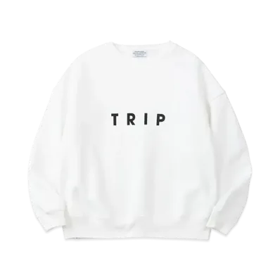 POET MEETS DUBWISE Trip Oversized Sweat 10Oz "White"