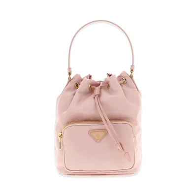 PRADA Women's Duet Bucket Bag "Pink"