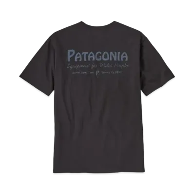 Patagonia Men's Water People Organic Pocket Tee "Black"